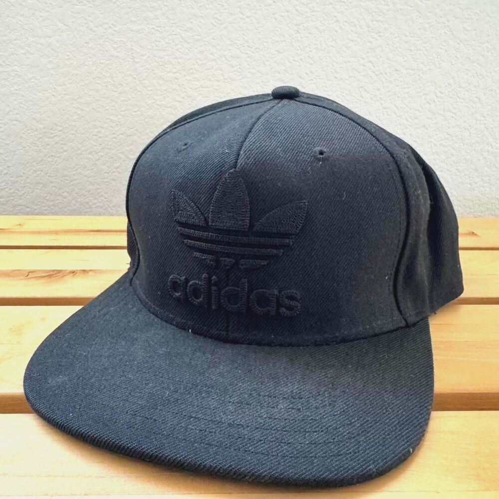 2016 Classic 3 Stripes Black Adidas with Snapback Cap w/ Embroidered Nike Logo